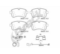 Pastiglie freno 29232 00 703 00 BRECK per IVECO DAILY IV Pianale piatto/Telaio