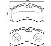 TEXTAR 2931801 Kit pastiglie freni