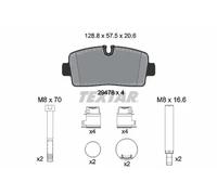 Pastiglie freno 2947801 TEXTAR per IVECO DAILY VI Pianale piatto/Telaio