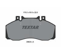 Set di pastiglie freno TEXTAR 2983506
