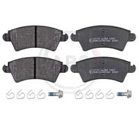 Pastiglie freno 37153 A.B.S. per PEUGEOT CITROËN