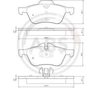 Pastiglie freno 37279 A.B.S. per MINI MINI MINI Cabriolet