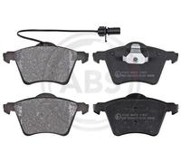 A.B.S. Kit pastiglie freni 37453 con sensore di usura 19,6 mm per Ford, SEAT, VW