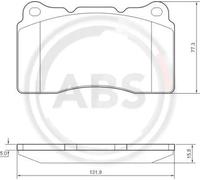 Pastiglie freno 37479 A.B.S. per VOLVO V70 II C70 I Cabriolet S60 I