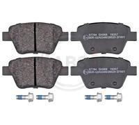 A.B.S. Kit pastiglie freno, Freno a disco compatibile con AUDI SEAT SKODA VW