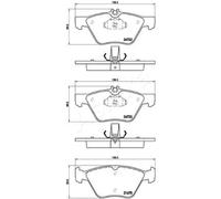 Pastiglie freno 50-00-0526 ASHIKA per MERCEDES-BENZ CLASSE E CLASSE E T-Model