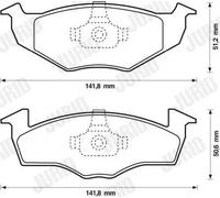 JURID 571923J Kit pastiglie freni