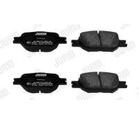 JURID 572517J Kit pastiglie freno, Freno a disco per TOYOTA