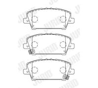 Jurid Pastiglie freno 572579J Kit frontale per Honda Civic VIII/IX Hatchback