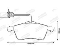 Pastiglie freno 573106J JURID per VW TRANSPORTER T4 Autobus LT 28-46 II Furgone