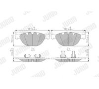 JURID 573150J Kit pastiglie freni Anteriore per BMW 5 Limousine (E60)