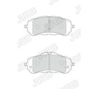 Pastiglie freno 573620J JURID per PEUGEOT CITROËN OPEL