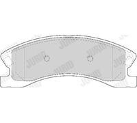 Pastiglie freno 573636J JURID per JEEP GRAND CHEROKEE II