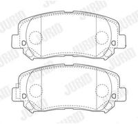 JURID 573787J Kit pastiglie freni