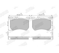 JURID 573797J Kit pastiglie freni