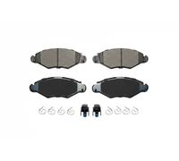 LPR Pastiglie freno Kit 05P903 - Freno a disco per PEUGEOT 206 Hatchback SW Tre volumi