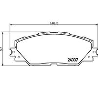 Pastiglie freno 8DB 355 006-871 HELLA per TOYOTA RAV 4 III RAV 4 IV RAV 4 IV VAN