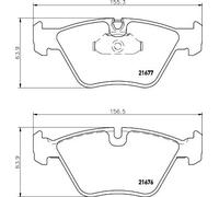 Pastiglie freno 8DB 355 007-961 HELLA per BMW 5