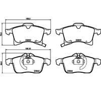 Pastiglie freno 8DB 355 009-221 HELLA per OPEL CHEVROLET