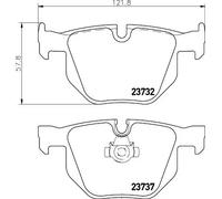 HELLA 8DB 355 010-471 Kit pastiglie freni