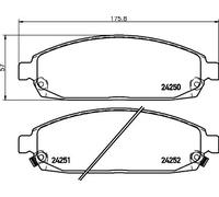 HELLA 8DB 355 012-101 Kit pastiglie freni