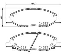HELLA 8DB 355 014-371 Kit pastiglie freni