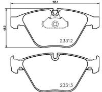Pastiglie freno 8DB 355 015-391 HELLA per BMW 7 5 5 Touring 6 6 Cabriolet