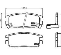 Pastiglie freno 8DB 355 016-471 HELLA per MITSUBISHI PAJERO II L400 Autobus