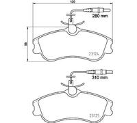 HELLA kit pastiglie freno 8DB 355 018-261