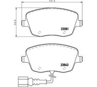Pastiglie freno 8DB 355 018-811 HELLA per SKODA SEAT VW