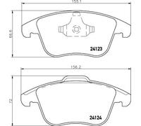 Pastiglie freno 8DB 355 019-881 HELLA per LAND ROVER MG