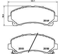 HELLA PAGID 8DB 355 020-171 Kit pastiglie freno,T2086,Spessore,15.8mm,Sistema frenante,Akebono,con segnalatore acustico usura,per es. CHEVROLET / HOLDEN / ISUZU
