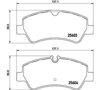HELLA 8DB 355 020-721 Kit pastiglie freni