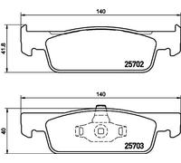 HELLA PAGID Kit pastiglie freno 8DB 355 020-801 - spessore 18 mm, Teves, per DACIA/RENAULT/SMART