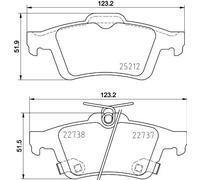 Pastiglie freno 8DB 355 037-661 HELLA per FORD FOCUS III Tre volumi FOCUS III