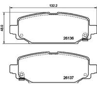 HELLA 8DB 355 040-251 Kit pastiglie freni