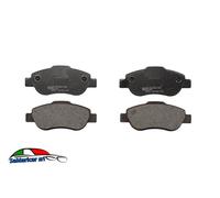 metelligroup 22-0638-0 Pastiglie Freno Anteriori E Posteriori, Made in Italy, Pezzo di Ricambio per Auto/Automobile, Kit da 4 Pezzi, Certificate ECE R90, Prive di Rame