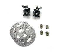 Pastiglie freno a disco anteriori e posteriori, disco freno da 140 mm for mini moto cinesi da 47 cc e 49 cc, for bambini, ATV, quad, dirt bike, scooter(1SET-BLACK)