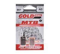 Goldfren Pastiglie Freno A Disco Sinterizzate Gf-861 Ad Shimano Direct-mount Ceramic Treatment Black