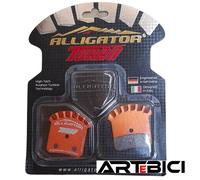 Pastiglie freno ALLIGATOR TURBO semi metallica SHIMANO 4 pistoni XT SAINT ZEE