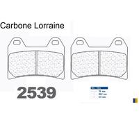 Pastiglie freno anteriore Carbone Lorraine racing tipo 2539 C60