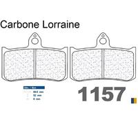 Pastiglie freno anteriore Carbone Lorraine tipo 1157 XBK5