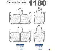 Pastiglie freno anteriore Carbone Lorraine tipo 1180 XBK5