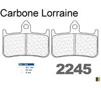 Pastiglie freno anteriore Carbone Lorraine tipo 2245 A3+