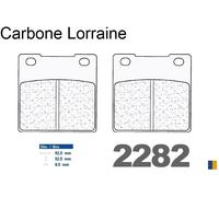 Pastiglie freno anteriore Carbone Lorraine tipo 2282 A3+