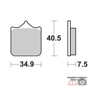 SET 4 PASTIGLIE FRENO ANTERIORE RACING SBS 762 DC DUAL CARBON KTM SUPERMOTO 990