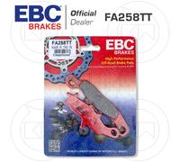 PASTIGLIE FRENO ANTERIORE EBC CARBON FA258TT KAWASAKI KX 100 2013 2014 2015 2016