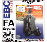 PASTIGLIE FRENO ANTERIORE EBC ORGANIC FA643 HARLEY DAVIDSON XG 500 STREET 2015