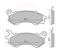 Pastiglie Freno Anteriore Honda Vision 50 Nsc 2010 2011 2012 2013 2014 2015 2016