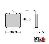 PASTIGLIE FRENO ANTERIORE HUSQVARNA SMR 511 2011-2013 SBS 6567629 762DC DUAL ...